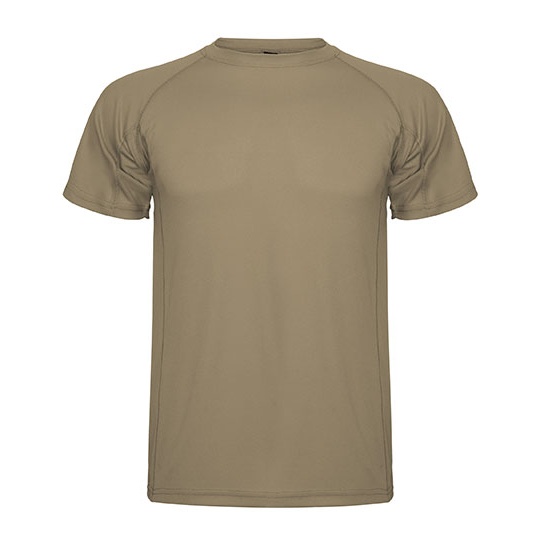 T-shirt Meski Raglanowy Funkcyjny Oddychajacy RY0425 - Dark Sand 219