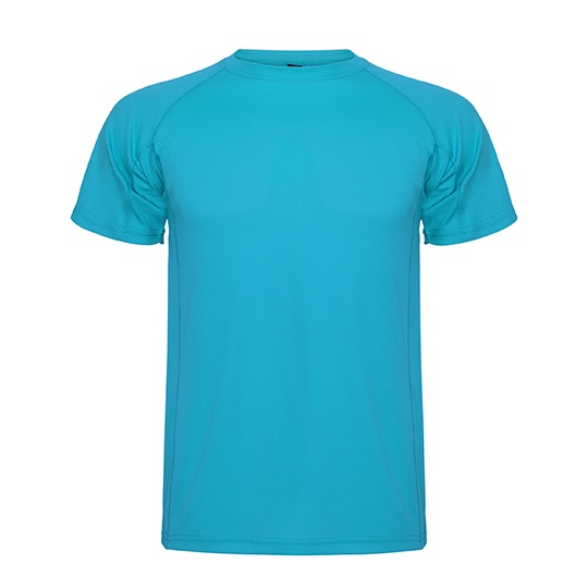 T-shirt Meski Raglanowy Funkcyjny Oddychajacy RY0425 - Turquoise 12