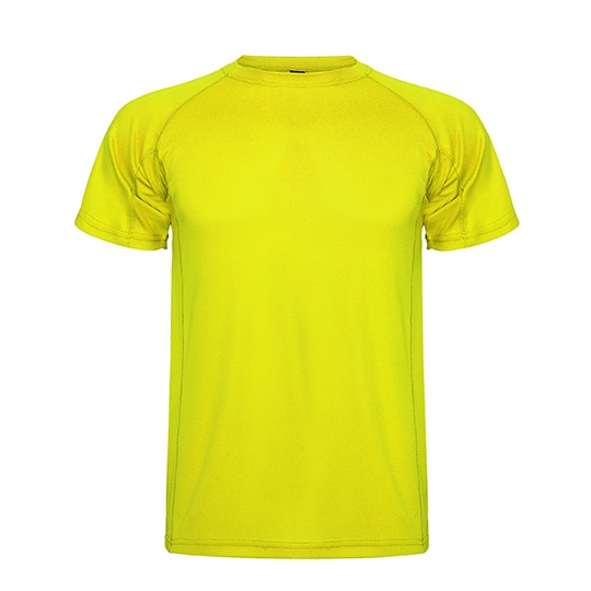 Koszulka Dziecieca Funkcyjna Poliester Raglan RY0425K - Fluor Yellow 221