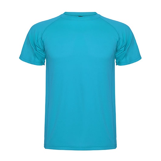 Koszulka Dziecieca Funkcyjna Poliester Raglan RY0425K - Turquoise 12