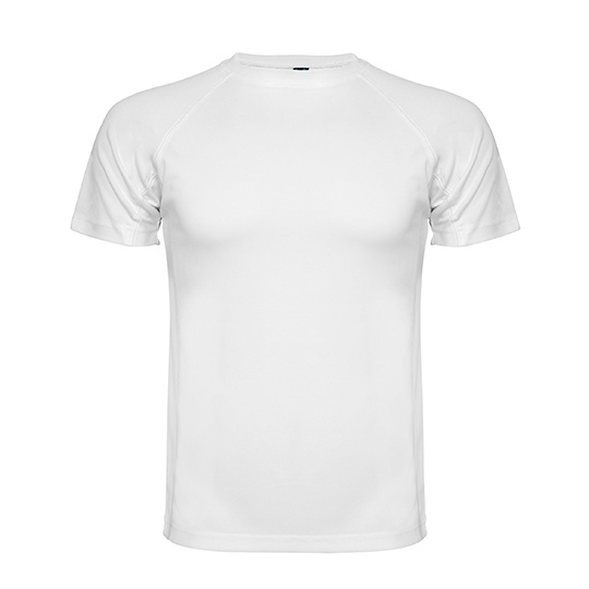 Koszulka Dziecieca Funkcyjna Poliester Raglan RY0425K - White 01