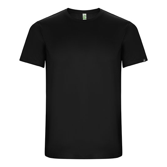 Koszulka Meska Sportowa Poliester Recykling Oddychajaca RY0427 - Black 02