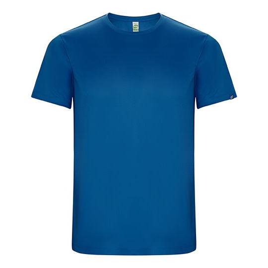 Koszulka Meska Sportowa Poliester Recykling Oddychajaca RY0427 - Royal Blue 05