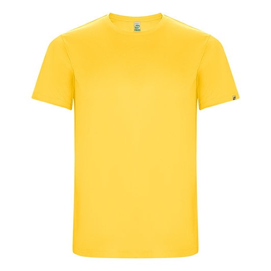 Koszulka Meska Sportowa Poliester Recykling Oddychajaca RY0427 - Yellow 03