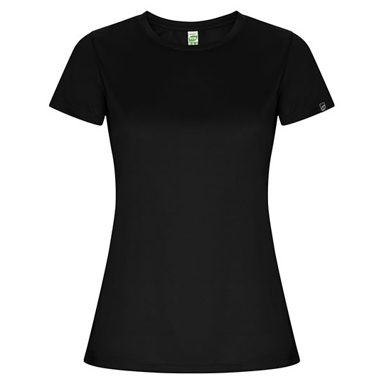 Koszulka Damska Sportowa Poliester z Recyklingu RY0428 - Black 02