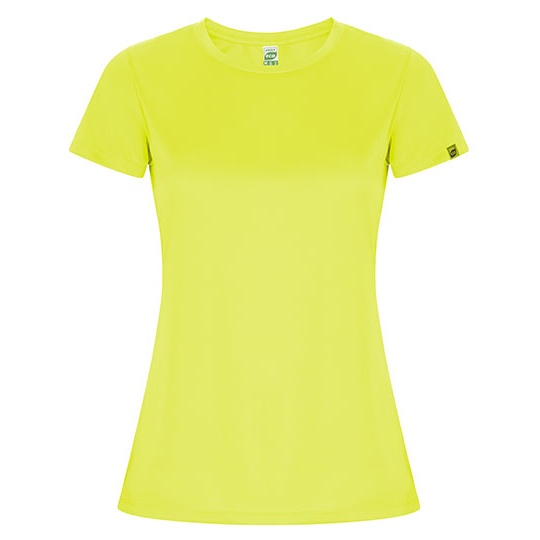 Koszulka Damska Sportowa Poliester z Recyklingu RY0428 - Fluor Yellow 221
