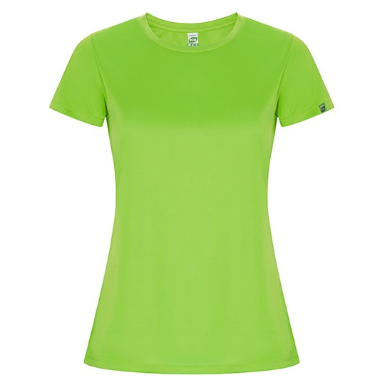 Koszulka Damska Sportowa Poliester z Recyklingu RY0428 - Lime Green 225