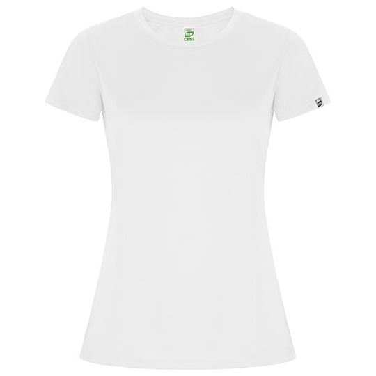 Koszulka Damska Sportowa Poliester z Recyklingu RY0428 - White 01