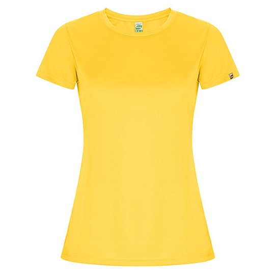 Koszulka Damska Sportowa Poliester z Recyklingu RY0428 - Yellow 03