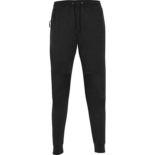 Spodnie Jogger Zwezane Bawelniane RY0461 - Black Melange 243