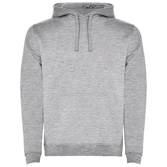 Bluza Z Kapturem I Kieszenia Kangurka Czesana Podszewka RY1067 - Heather Grey 58