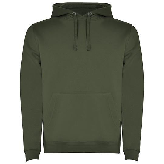 Bluza Z Kapturem I Kieszenią Kangurka Czesana Podszewka RY1067 - Venture Green 152