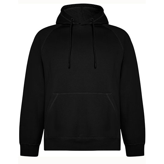 Bluza z kapturem Standardowa Organiczna Bawelna Poliester z Recyklingu RY1074 - Black 02