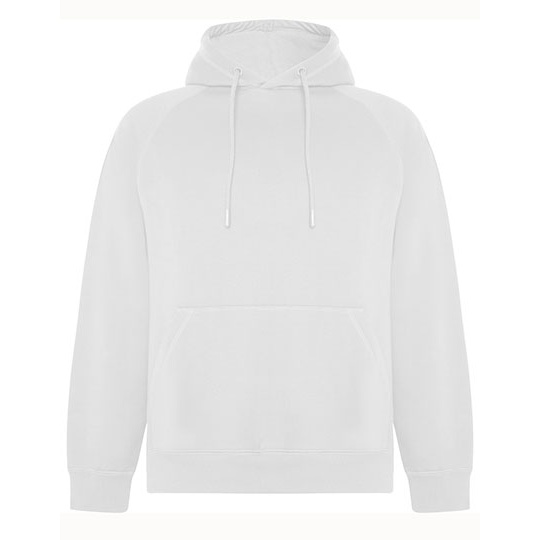 Bluza z kapturem Standardowa Organiczna Bawelna Poliester z Recyklingu RY1074 - White 01