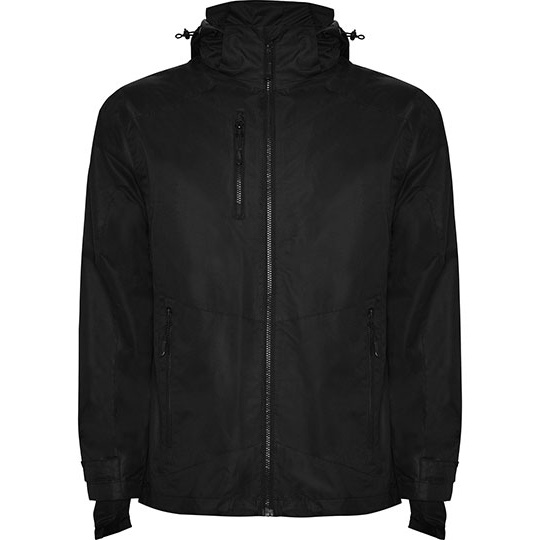 Wodoodporna kurtka z odpinanym kapturem RY1106 - Black 02