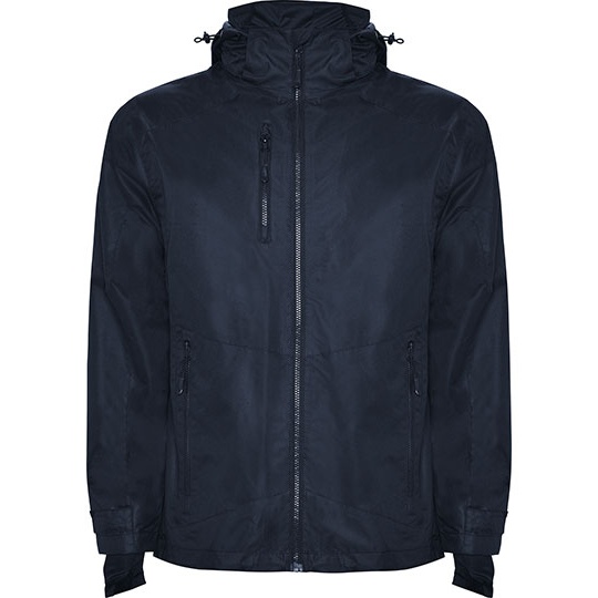 Wodoodporna kurtka z odpinanym kapturem RY1106 - Navy Blue 55