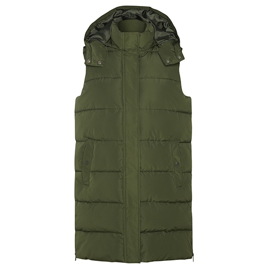 Kamizelka Pikowana Dluga Wodoodporna RY5076 - Army Green 15