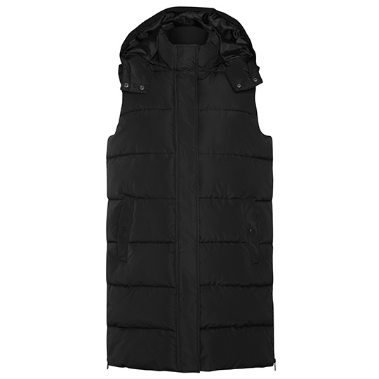 Kamizelka Pikowana Dluga Wodoodporna RY5076 - Black 02
