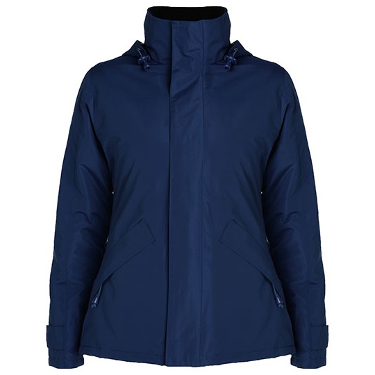 Damska kurtka parka slim RY5078 - Navy Blue 55