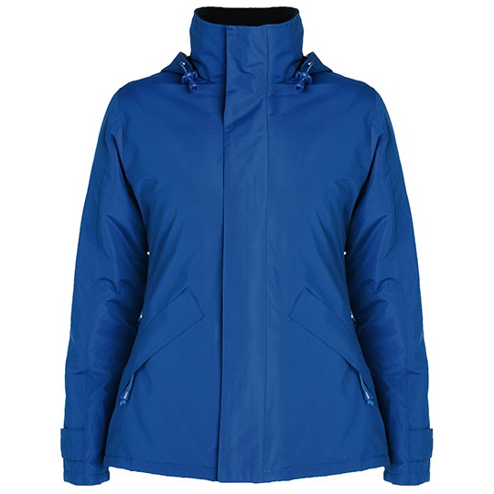 Damska kurtka parka slim RY5078 - Royal Blue 05