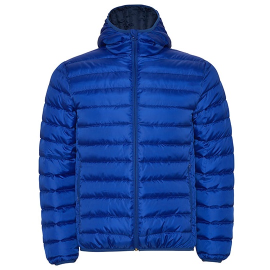 Kurtka Męska Pikowana z Kapturem Wiatroodporna Wodoodporna RY5090 - Electric Blue 99