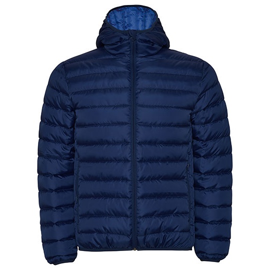 Kurtka Meska Pikowana z Kapturem Wiatroodporna Wodoodporna RY5090 - Navy Blue 55