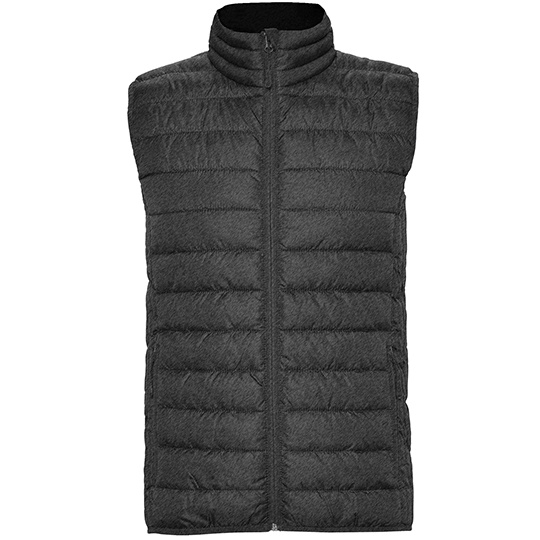 Kamizelka Pikowana Ocieplana Wiatroodporna RY5092 - Black Melange 243
