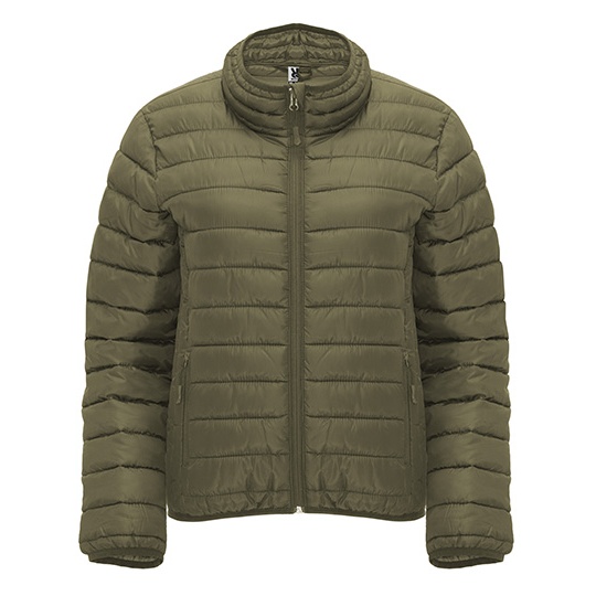 Damska kurtka pikowana slim RY5095 - Army Green 15