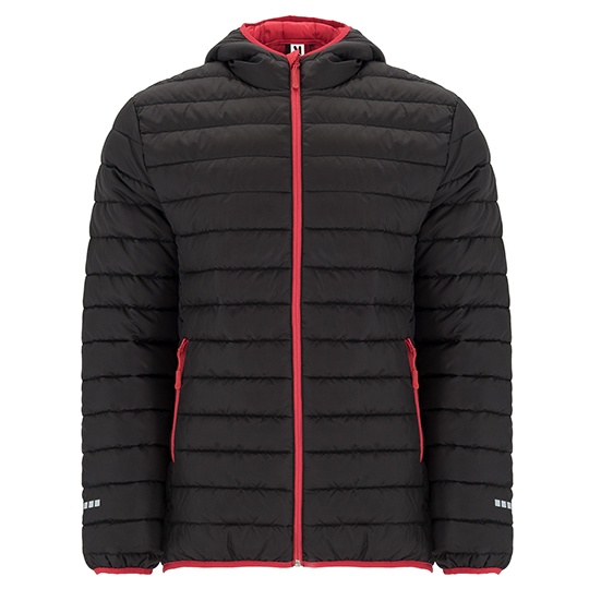 Kurtka Unisex Lekka Wiatroodporna Przeciwdeszczowa RY5097 - Black 02 & Red 60