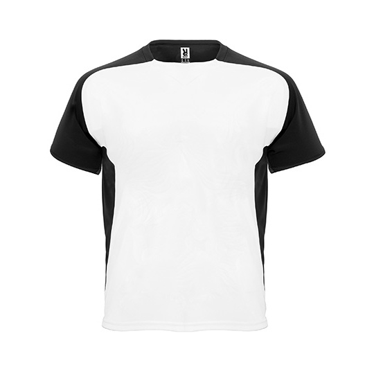 T-shirt Raglanowy Funkcyjny Oddychajacy RY6399 - White 01 & Black 02
