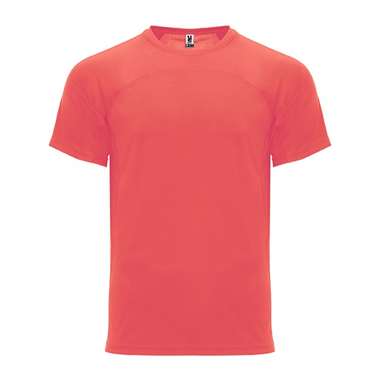 T-shirt Raglanowy Funkcyjny Oddychajacy Szybkoschnacy RY6401 - Fluor Coral 234