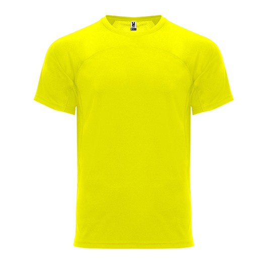 T-shirt Raglanowy Funkcyjny Oddychajacy Szybkoschnacy RY6401 - Fluor Yellow 221