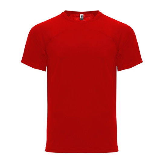 T-shirt Raglanowy Funkcyjny Oddychajacy Szybkoschnacy RY6401 - Red 60