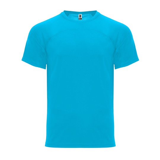 T-shirt Raglanowy Funkcyjny Oddychajacy Szybkoschnacy RY6401 - Turquoise 12
