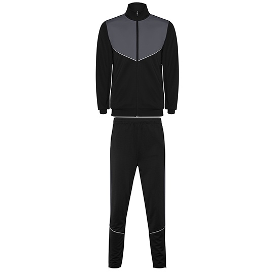 Dres Sportowy Dzieciecy Slim Interlock z Zamkami RY6402K - Black 02 & Ebony 231