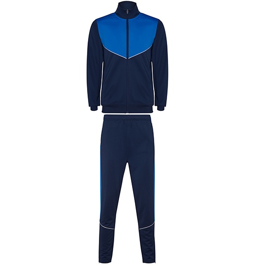 Dres Sportowy Dzieciecy Slim Interlock z Zamkami RY6402K - Navy Blue 55 & Royal Blue 05