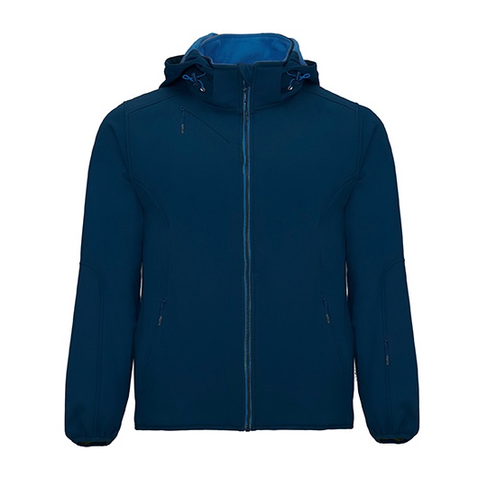 Kurtka Softshellowa Sportowa Wiatroodporna Wodoodporna RY6428 - Navy Blue 55 & Royal Blue 05