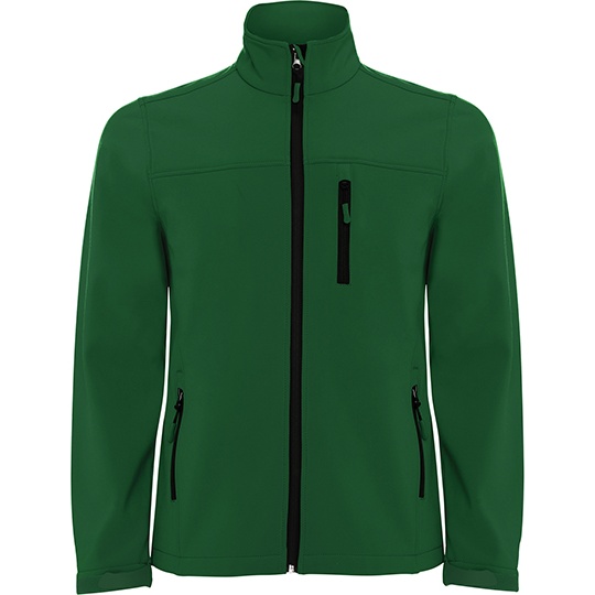Kurtka Męska Softshell Wiatroodporna Wodoodporna RY6432 - Bottle Green 56
