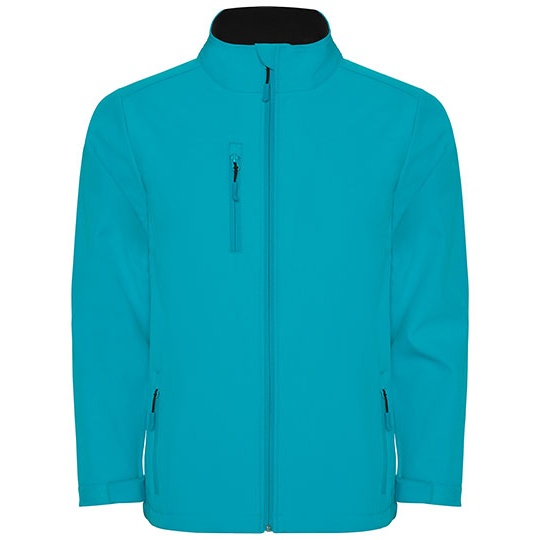 Kurtka Meska Softshell Wiatroodporna Wodoodporna RY6436 - Aquamarine 236