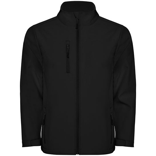 Kurtka Meska Softshell Wiatroodporna Wodoodporna RY6436 - Black 02