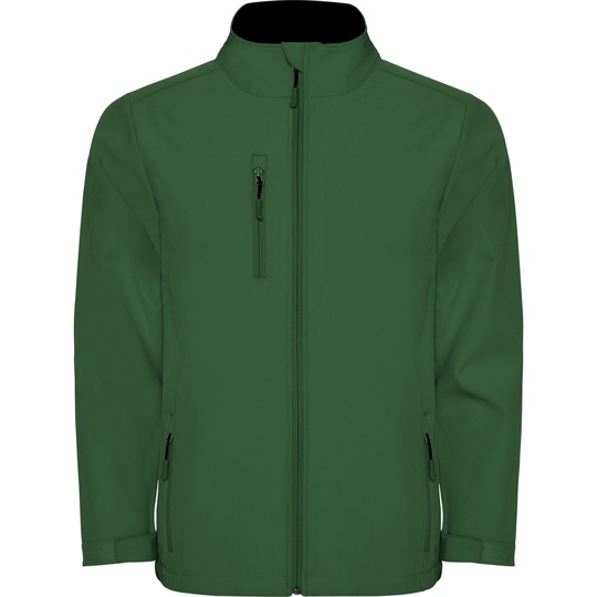 Kurtka Męska Softshell Wiatroodporna Wodoodporna RY6436 - Bottle Green 56