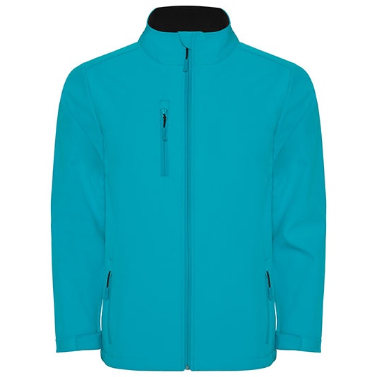 Dziecięca kurtka softshellowa z polarem RY6436K - Aquamarine 236