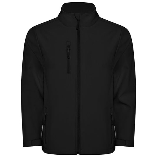 Dziecięca kurtka softshellowa z polarem RY6436K - Black 02