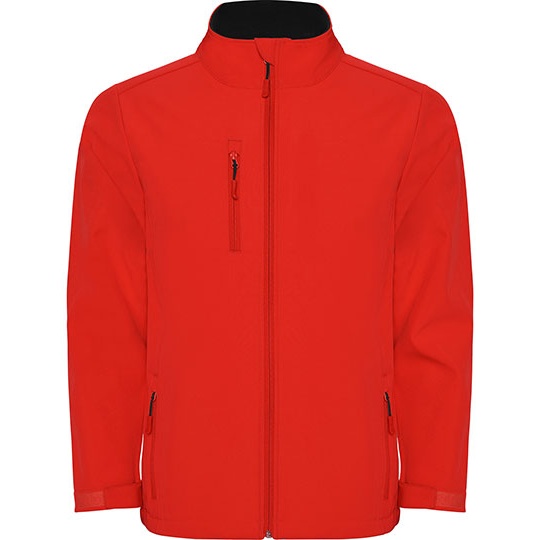 Dziecieca kurtka softshellowa z polarem RY6436K - Red 60