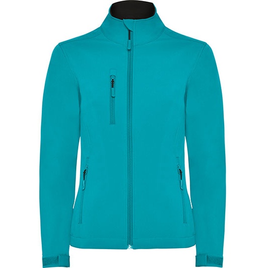 Softshell Damski Slim Wiatroodporny Wodoodporny RY6437 - Aquamarine 236