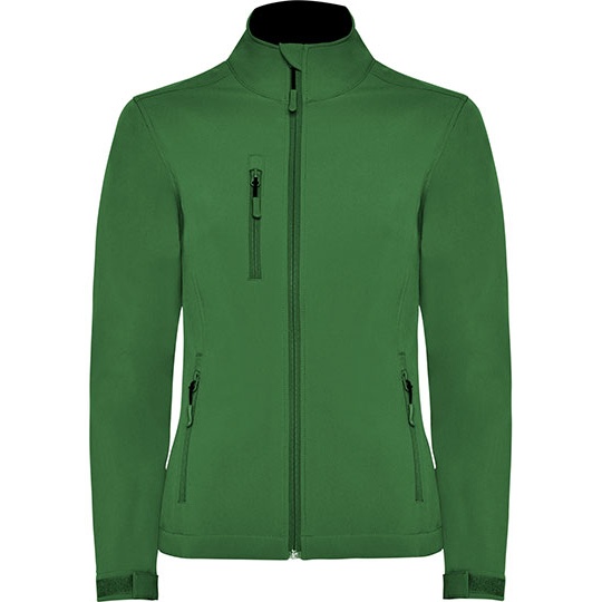 Softshell Damski Slim Wiatroodporny Wodoodporny RY6437 - Bottle Green 56