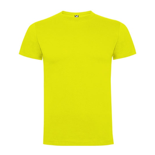 T-shirt Meski Bawelniany Single Jersey RY6502 - Lime Yellow 118