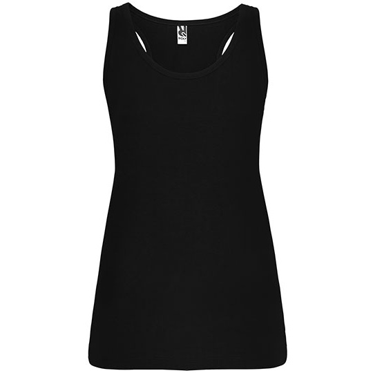 Top Damski Dopasowany Bawelniany RY6535 - Black 02