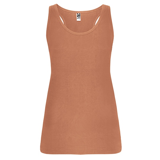 Top Damski Dopasowany Bawełniany RY6535 - Clay Orange 266