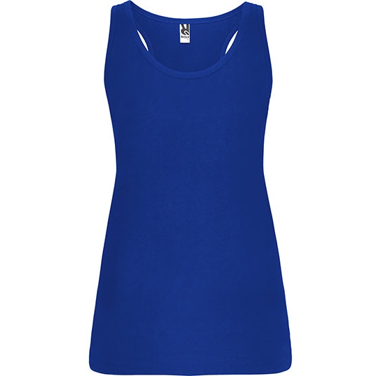 Top Damski Dopasowany Bawełniany RY6535 - Electric Blue 99
